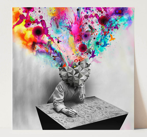 STUDY 7"x7" ART PRINT