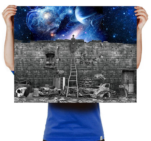 The Beginning is near Landscape Art Print