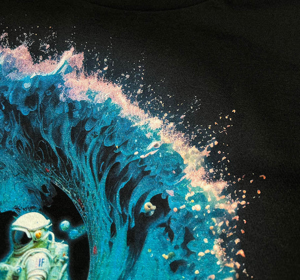 Cosmic Swell Womens T Black