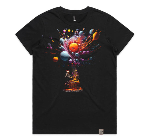 Explosion Fantastiqué womens T Black