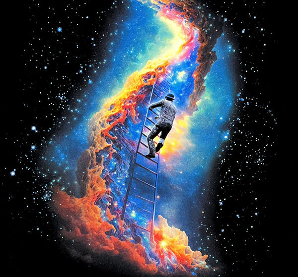 NEBULADDER  Womens T Black