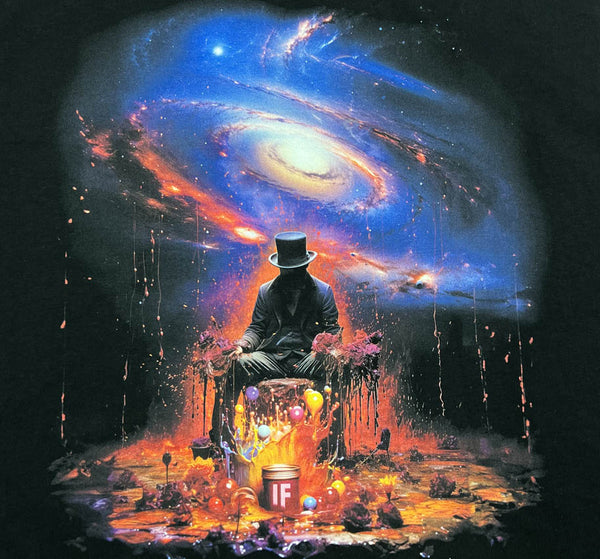 Relaxed Visionary womens T Black