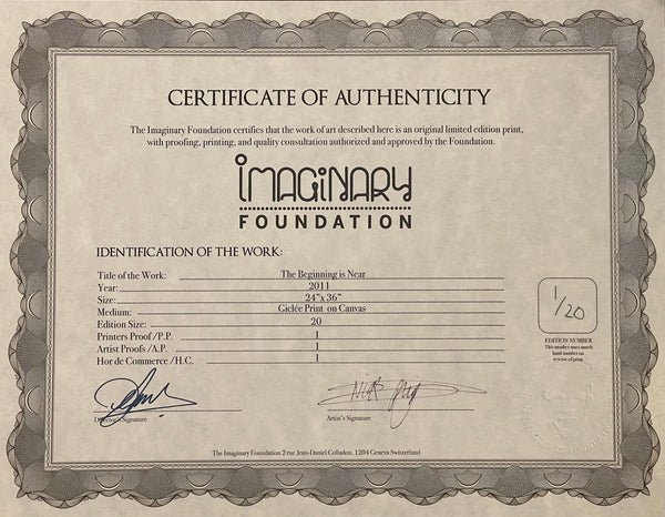 Astrosurfer Rides Again Large Canvas Print