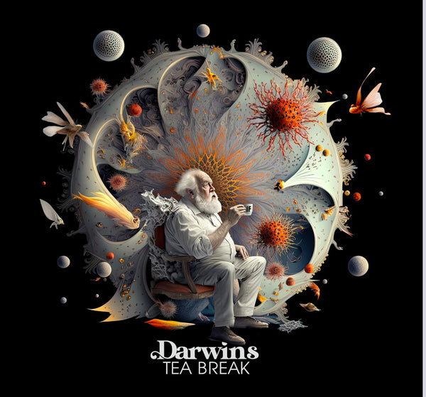 Darwins Tea Break Black 16" X 20" Art Print