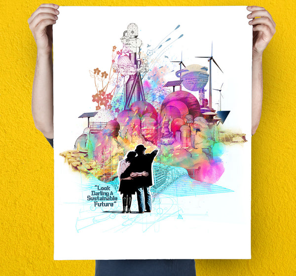 Sustainable Future Art Print