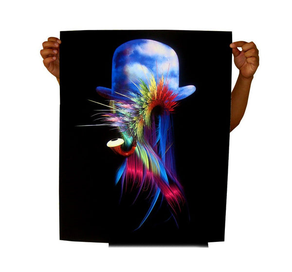 Cloud Bowler Art Print