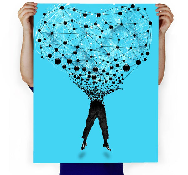 Networked Art Print