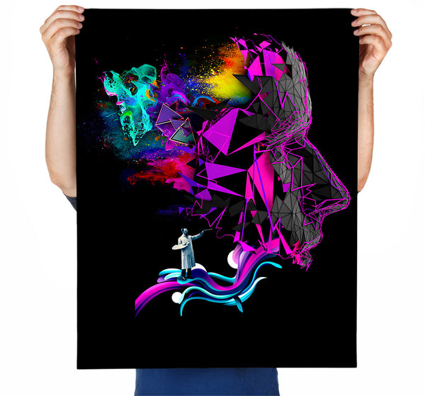 we are the imagination of ourselves Art Print