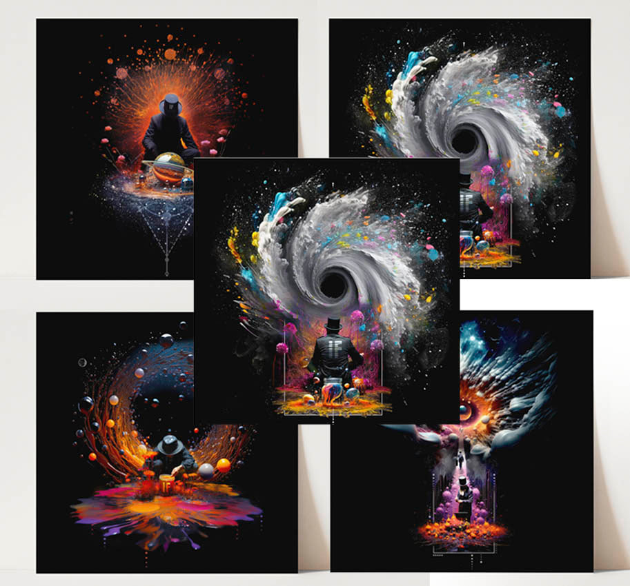 Modern Alchemy 7"x7" 5 PRINT SET