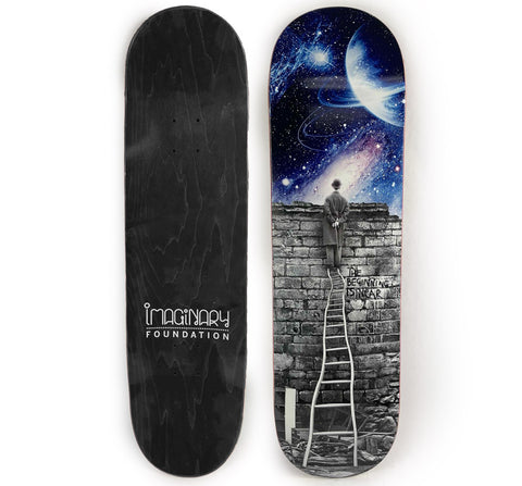 Beginning is Near Collectors Art Skateboard Deck