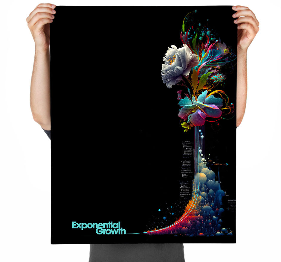 "Exponential growth Art Print