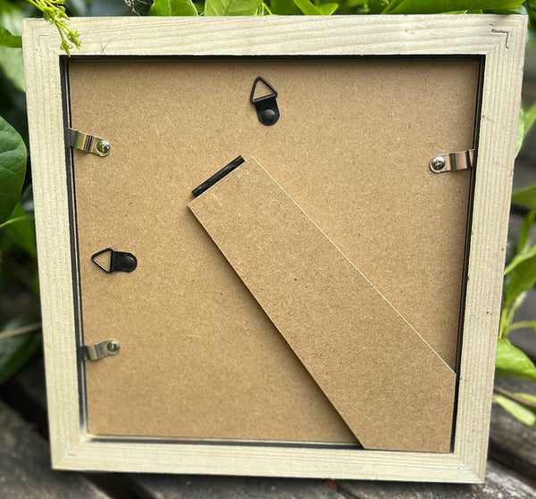 HAT TIP  7"x7" ART PRINT FRAMED