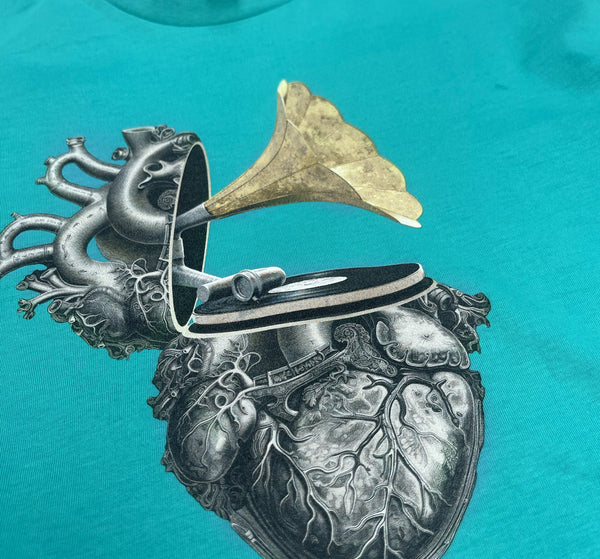 Play From The Heart Men's T AQUA