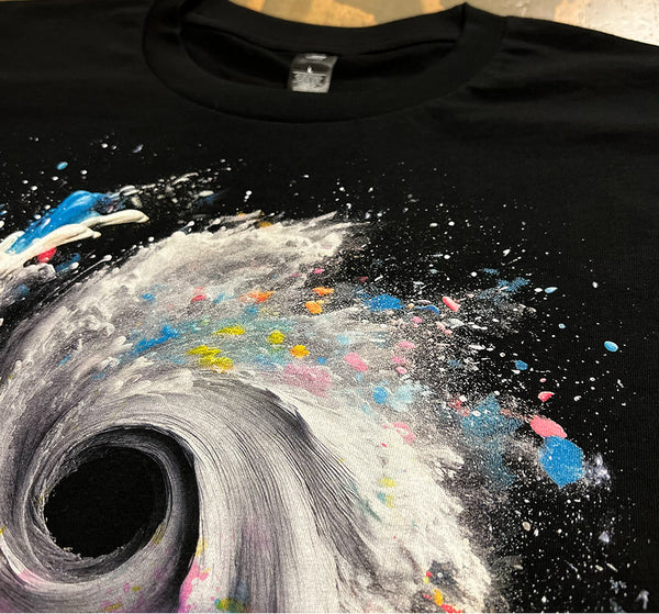 Mandala Vortex  Mens T Black