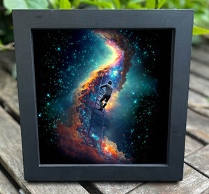 NEBULADDER 7"x7" ART PRINT FRAMED
