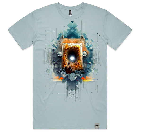 QUANTUM TUNNEL Men's T Pale Blue