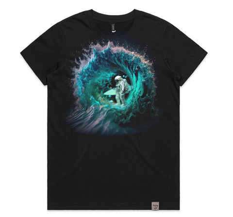 Cosmic Swell Womens T Black