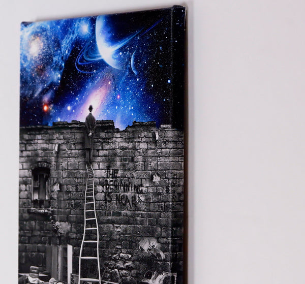 Beginning is Near Small Canvas Print