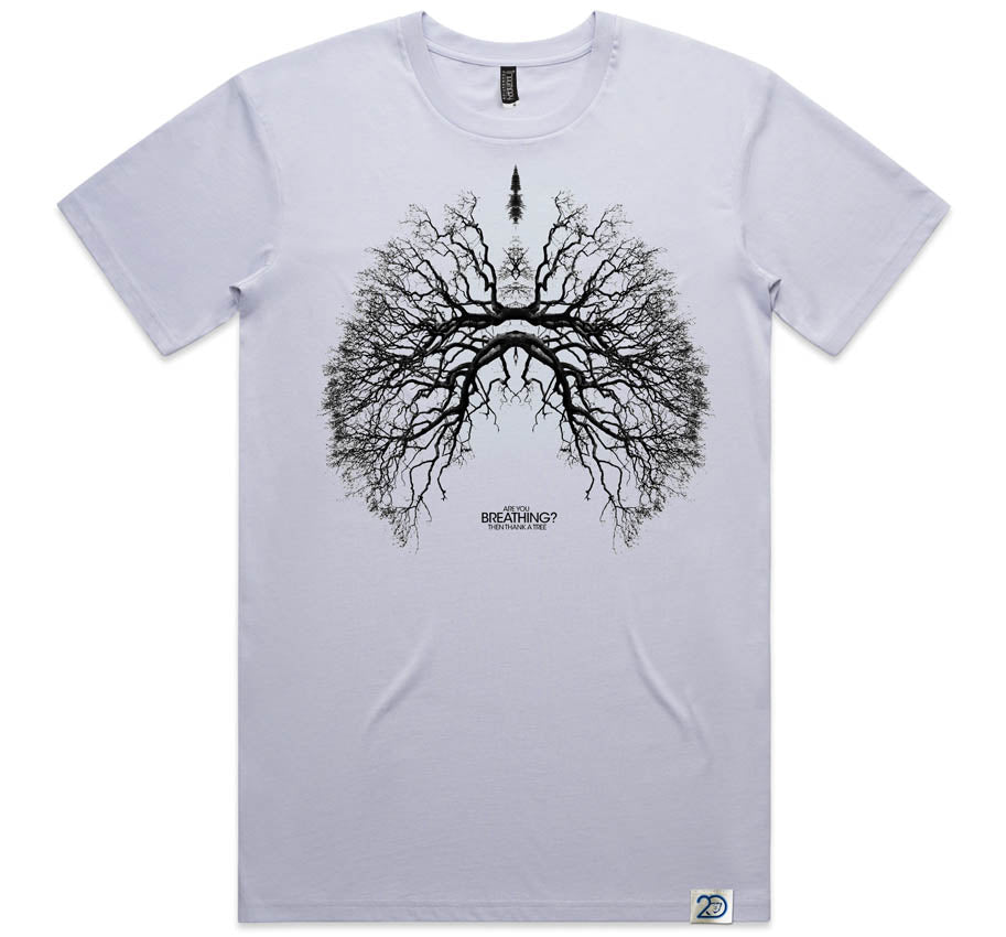 Breathing Mens T Powder Grey