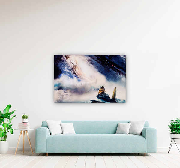 Cosmic Ocean Canvas Print