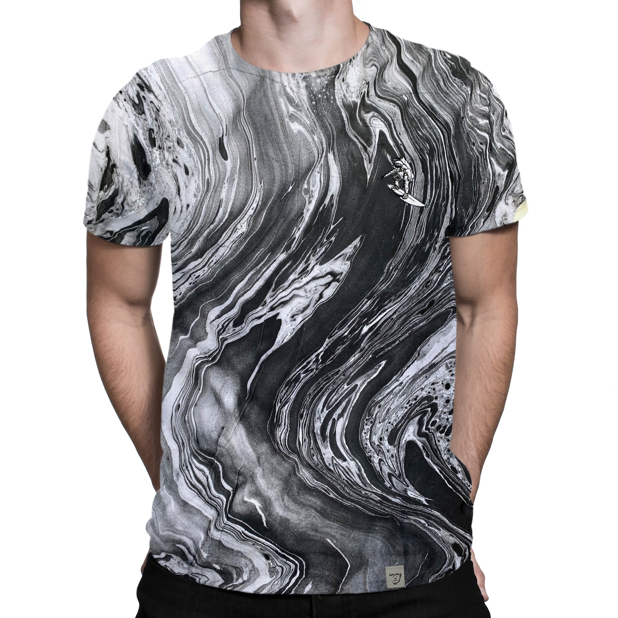 Marble Dye Astro Surfer T