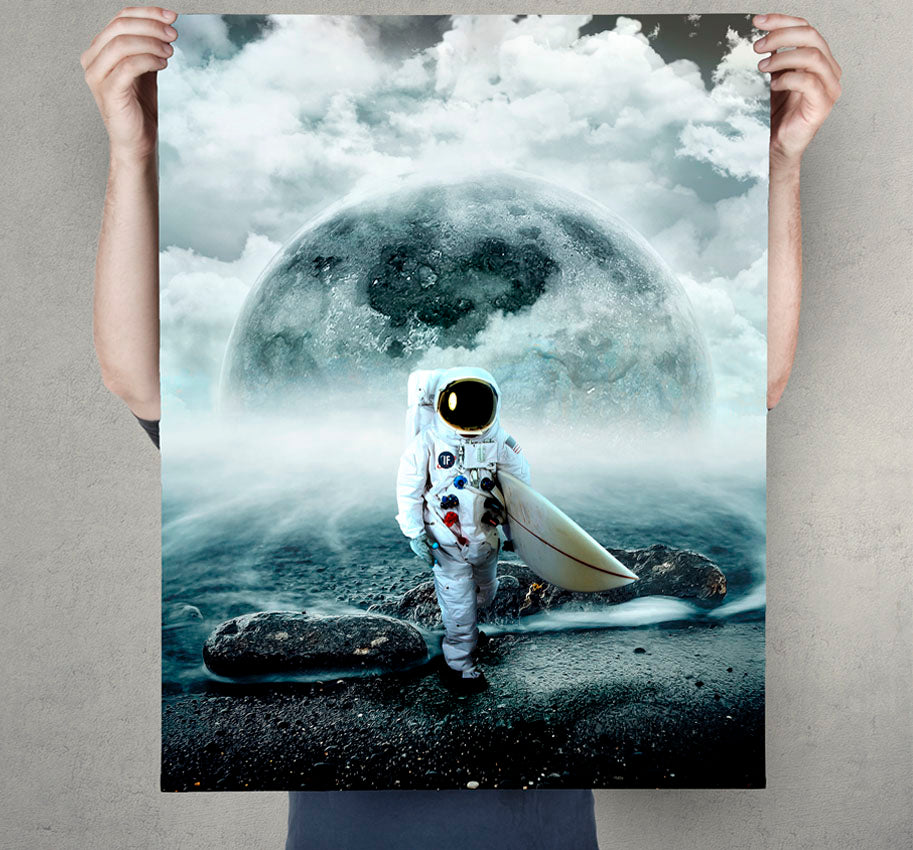 Moonsurfer Art Print