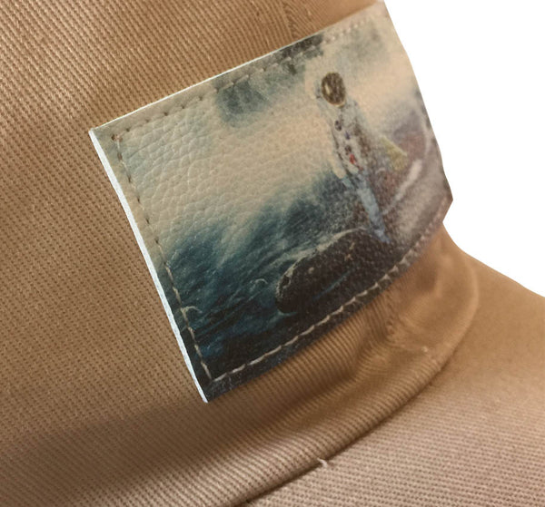 Moon surfer Dad Hat