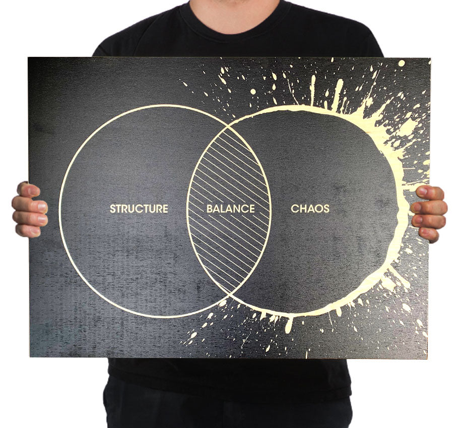 Balance 18x24 Wood print 1 Only