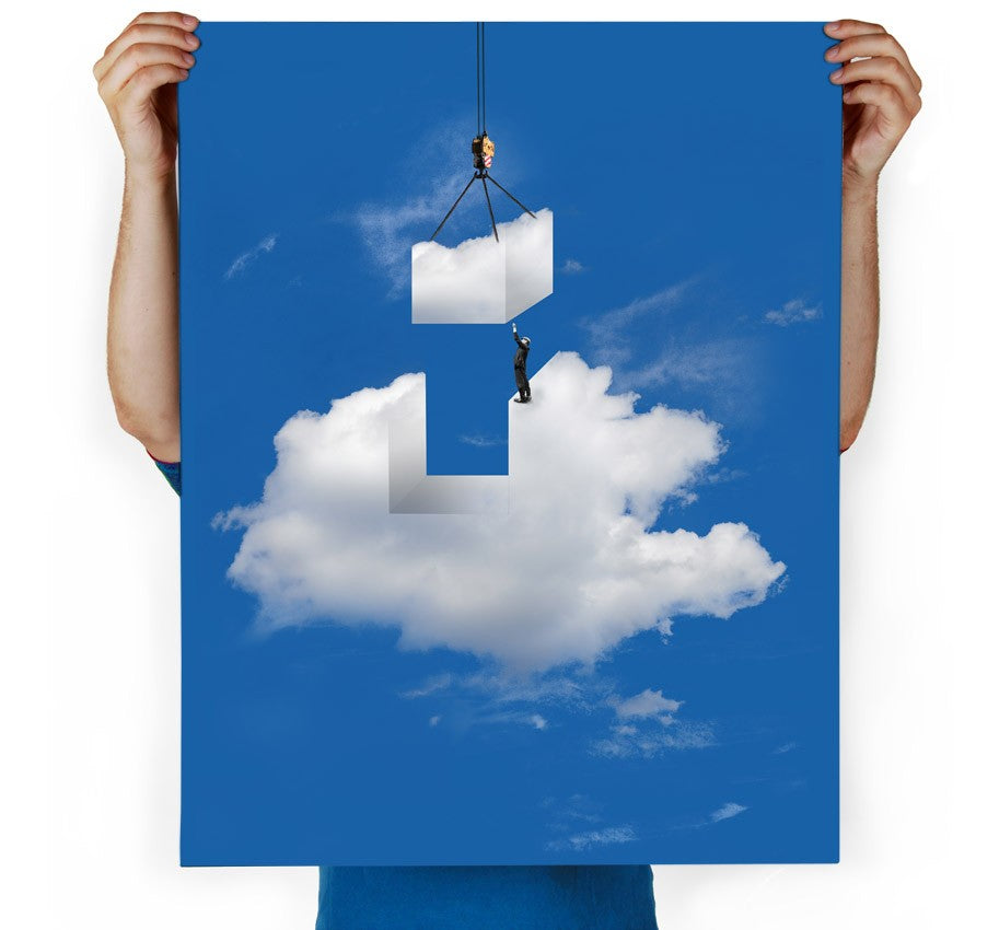 Cloud Construction Art Print