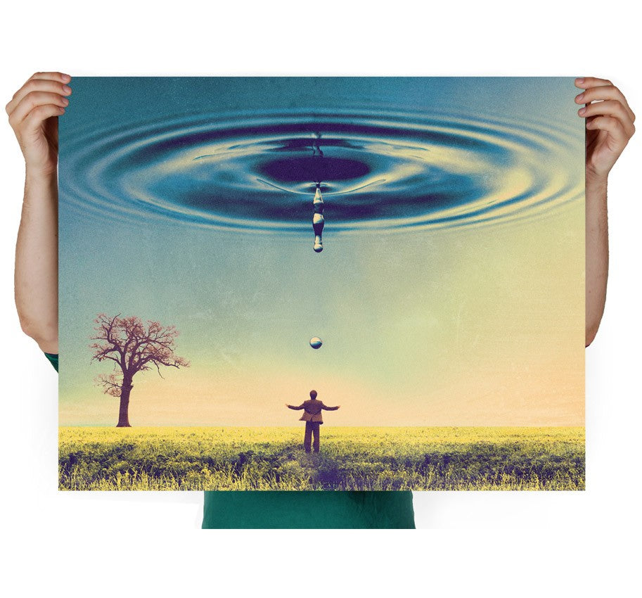 Droplet Art Print