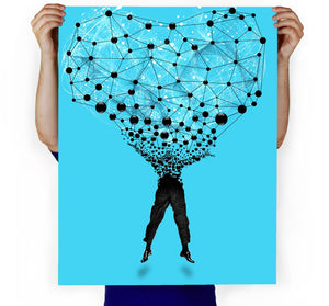 Networked Art Print