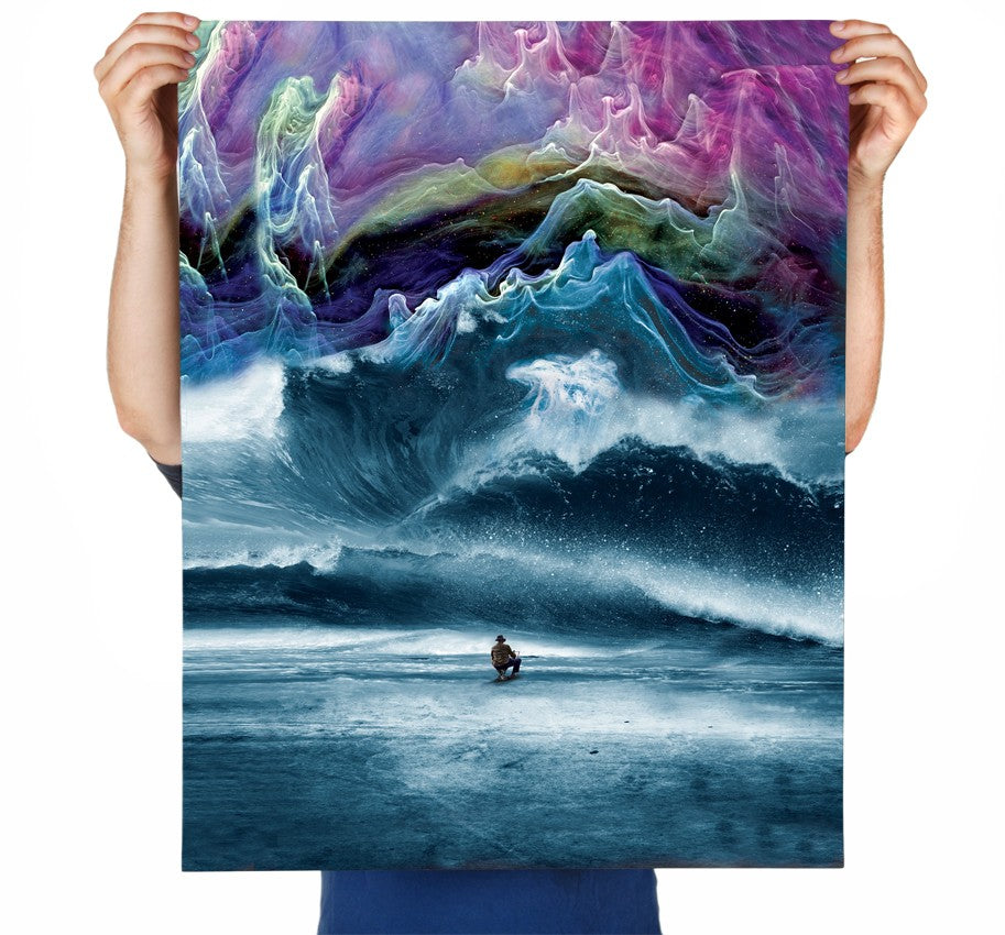 Peaks Art Print