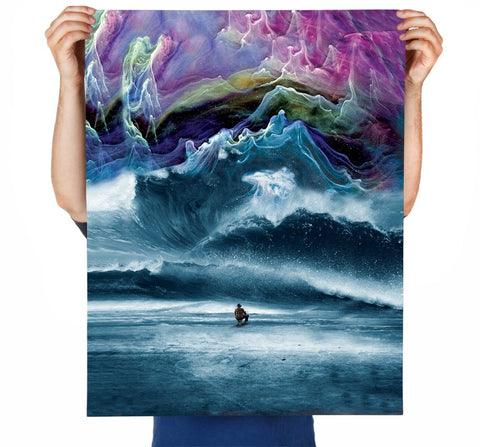 Peaks Art Print